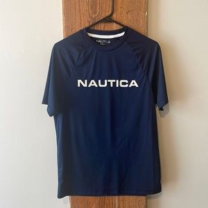 Nautica navy blue workout shirt
